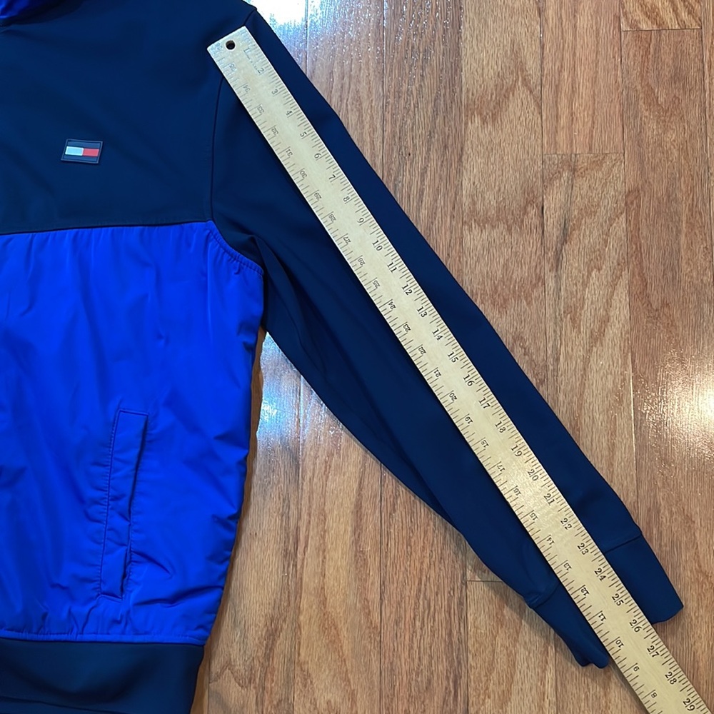 Tommy Hilfiger Size XXL Jacket Pockets inside & outside Color Block Retro - Picture 11 of 16